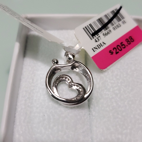 Genuine Diamond Accent Pendant - Picture 4 of 8